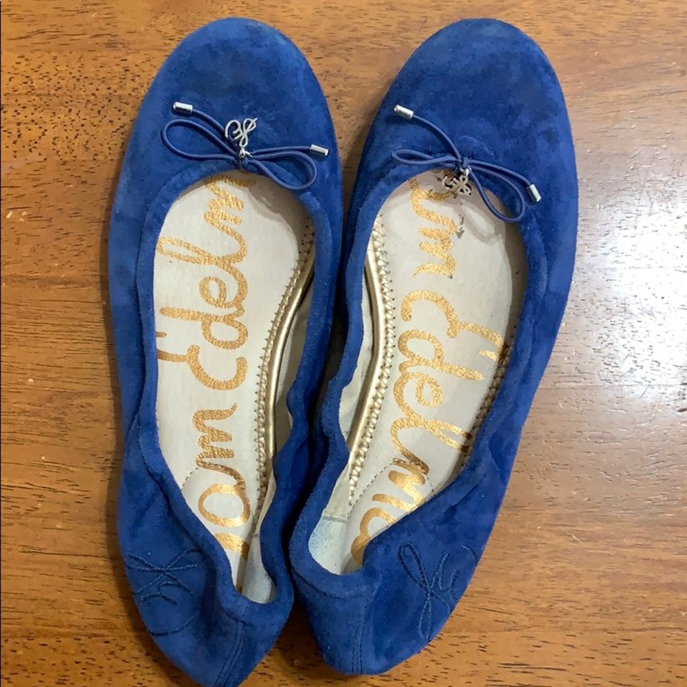 Sam Edelman royal blue ballet flats sz7